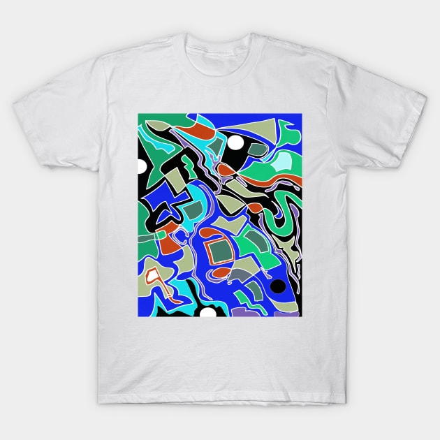 Plastic flotsam - dark T-Shirt by TonyBroadbent